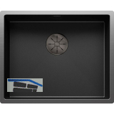 BLANCO Unterbau-Sp�le Claron 500-U Edelstahl Darksteel