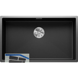 BLANCO 2D-Sp�le Claron 700-IF Edelstahl Darksteel