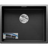 BLANCO 2D-Sp�le Claron 500-IF Edelstahl Darksteel