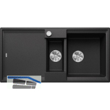 BLANCO Einbausp�le Adira 6 S mit Drehknopfgarnitur Anthrazit