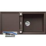 BLANCO Einbausp�le Adira XL 6 S mit Drehknopfgarnitur Cafe