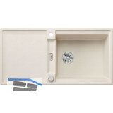 BLANCO Einbausp�le Adira XL 6 S mit Drehknopfgarnitur Softwei�