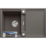BLANCO Einbausp�le Adira 45 S mit Drehknopfgarnitur Vulkangrau