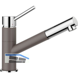 BLANCO K�chenarmatur Kano-S 527654 drucklos Vulkangrau/Chrom