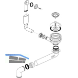 BLANCO Ab- und �berlaufgarnitur 1 x 3,5'' 138042