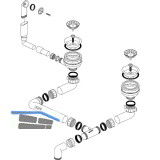 BLANCO Ab- und �berlaufgarnitur 2 x 3,5'' 218408