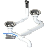 BLANCO Ab- und �berlaufgarnitur 2 x 3,5" 222685