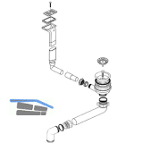 BLANCO Ab- und �berlaufgarnitur 1 x 3,5'' 222768