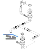 BLANCO Ab- und �berlaufgarnitur 2 x 3,5" 230835