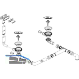 BLANCO Ab- und �berlaufgarnitur 2 x 3,5" 234076