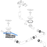 BLANCO Ab- und �berlaufgarnitur 2 x 3,5" 234488