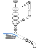BLANCO Ab- und �berlaufgarnitur 1 x 3,5'' 230037
