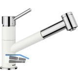 BLANCO K�chenarmatur Kano-S Vario 527964 druckfest Wei�/Chrom