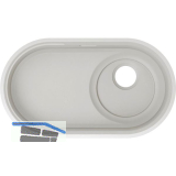 BLANCO Unterbau-Sp�le Oovalon 700-U, Cloud White