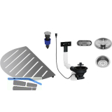 BLANCO Zubeh�rset f�r Sp�le Oovalon Edelstahl geb�rstet 527993