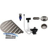 BLANCO Zubeh�rset f�r Sp�le Oovalon satin platinum 527997