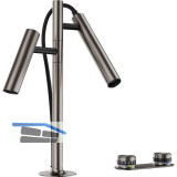 BLANCO Set Armatur Choice Luneoo-S Satin Platinum mit Wasseraufbereitungseinheit