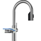 BLANCO Armatur Choice Icona-C Edelstahl geb�rstet mit Wasseraufbereitungseinheit