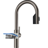 BLANCO Set Armatur Choice Icona-C Satin Platinum mit Wasseraufbereitungseinheit