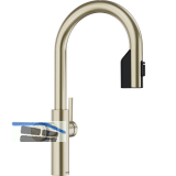 BLANCO Set Armatur Choice Icona-C Satin Gold mit Wasseraufbereitungseinheit