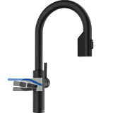 BLANCO Set Armatur Choice Icona-C Schwarz matt mit Wasseraufbereitungseinheit