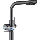 BLANCO Set Armatur Choice Icona-L Satin Darksteel mit Wasseraufbereitungseinheit