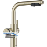 BLANCO Set Armatur Choice Icona-L Satin Gold mit Wasseraufbereitungseinheit