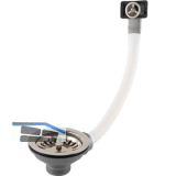 SOLIDO Siebkorb-Garnitur mit Handbet�tigung 3,5" Chrom