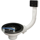 SOLIDO Siebkorb-Garnitur mit Handbet�tigung 3,5" Schwarz