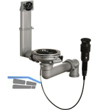 SOLIDO Ab- und �berlauf Druckknopfgarnitur Schwarz