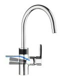 KLUDI K�chenarmatur E-GO 422100575 druckfest Chrom - 5 Jahre Garantie