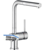 KLUDI K�chenarmatur L-Steel 45851F877 druckfest Edelstahl geb�rstet