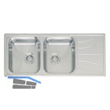 REGINOX Einbausp�le Diplomat 30 Eco, 1160 x 500 mm reversibel, Edelstahl