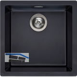 REGINOX 2D-Sp�le Amsterdam 40, 460 x 460 mm, Pure Black