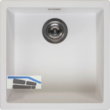 REGINOX 2D-Sp�le Amsterdam 40, 460 x 460 mm, Pure White