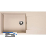 REGINOX Einbausp�le Amsterdam 540, 1000 x 500 mm, Caffe Silvery, reversibel