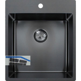 SOLIDO 2D-Sp�le CAPP40KR10GM Edelstahl-Anthrazit Gun Metal