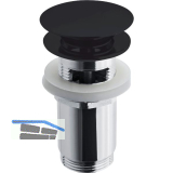 SOLIDO 5/4" Schaftventil verschlie�bar, Schwarz matt