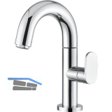 SOLIDO Waschtischarmatur Slim druckfest, chrom