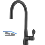 SOLIDO K�chenarmatur Mood P druckfest Schwarz matt