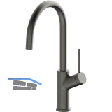 SOLIDO K�chenarmatur Viva 400403SAT00GT druckfest Graphit