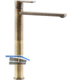 SOLIDO Waschtischarmatur Glam XL druckfest, Tobacco