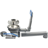 SOLIDO Ab- und �berlaufgarnitur 1 x 3,5" CA50519 Edelstahl