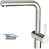 SOLIDO K�chenarmatur CA1108IU mit ausziehbarem Auslauf druckfest, Edelstahl