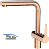 SOLIDO K�chenarmatur CA1108COU mit ausziehbarem Auslauf druckfest, Kupfer