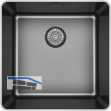 SOLIDO fl�chenb�ndige Sp�le CAPPSR40R20GM Slim Frame Edelst.-Anthrazit Gun Metal