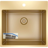 SOLIDO 2D-Sp�le CAPP50KR10G Edelstahl-Gold