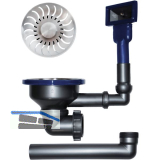 CARESSI Ab- und �berlaufgarnitur CAKP24BL37 Edelstahl