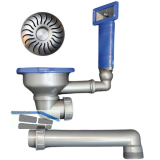 CARESSI Ab- und �berlaufgarnitur CAPPKP24NI Edelstahl