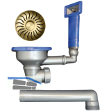 CARESSI Ab- und �berlaufgarnitur CAPPKP24NG Gold